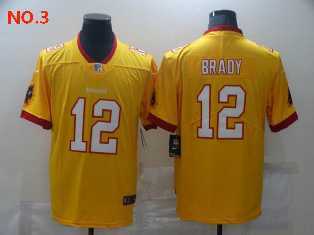 Men's Tampa Bay Buccaneers #12 Tom Brady Jesey NO.3;